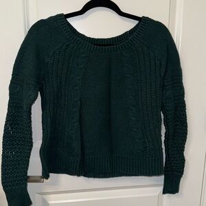 Emerald green american eagle outfitters sweater